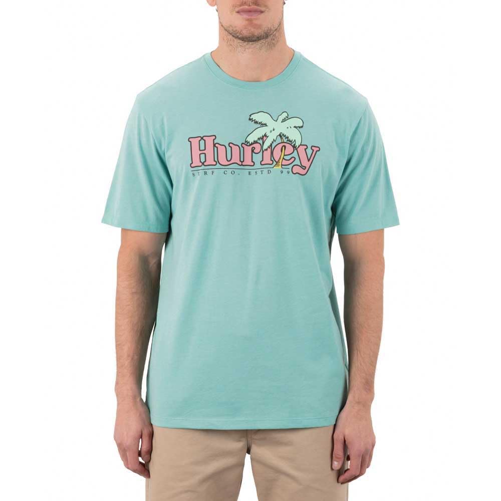 Hurley Mens Short Sleeve Oz T-Shirt, Blue, M EU