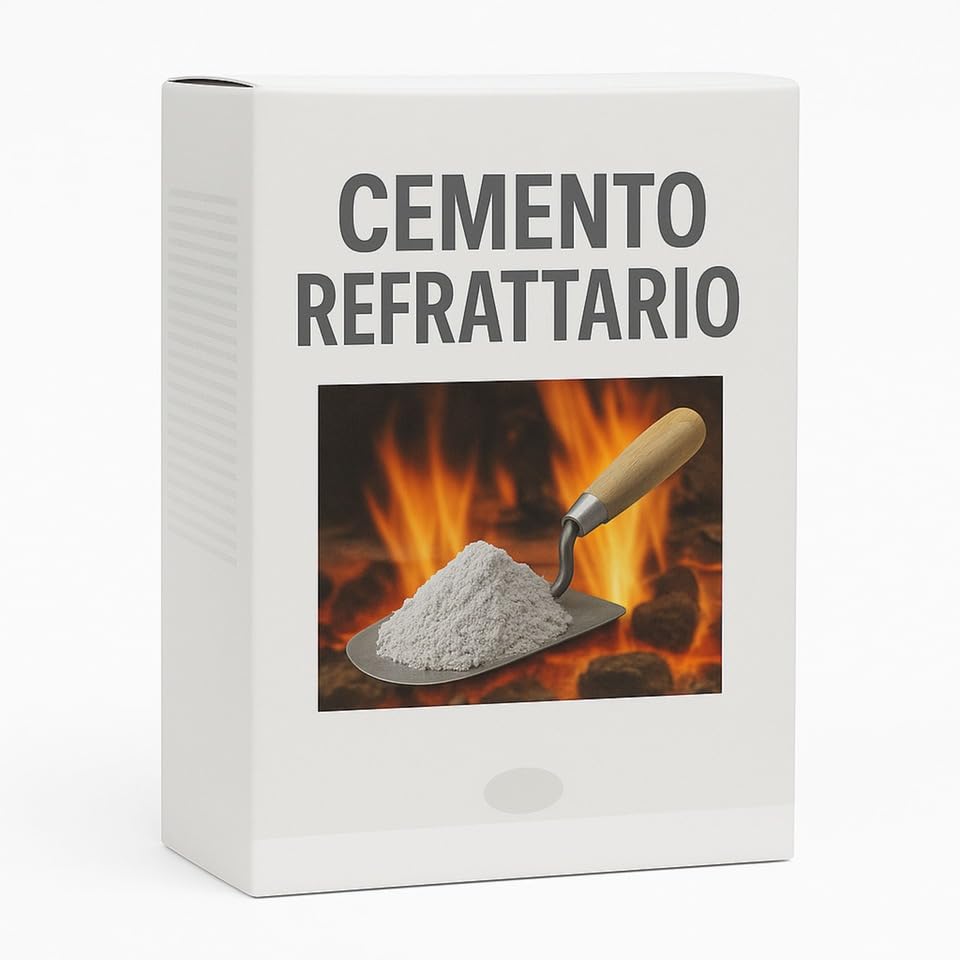 Cemento refractario de alta temperatura, ideal para reparaciones de chimeneas, hornos, estufas, interiores, resistente al calor extremo