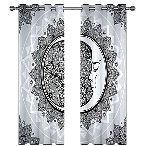 Rideaux occultants 100% polyester isolant thermique phonique 200x214 cm - 3