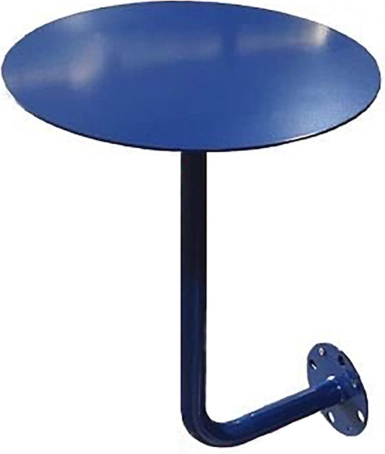 Wall-Mounted Small Round L-S Counter Table for Cafe & Fast Food Shop - Space-Saving Design, Durable, Stylish Display Solution for Restaurants and Coffee Shops