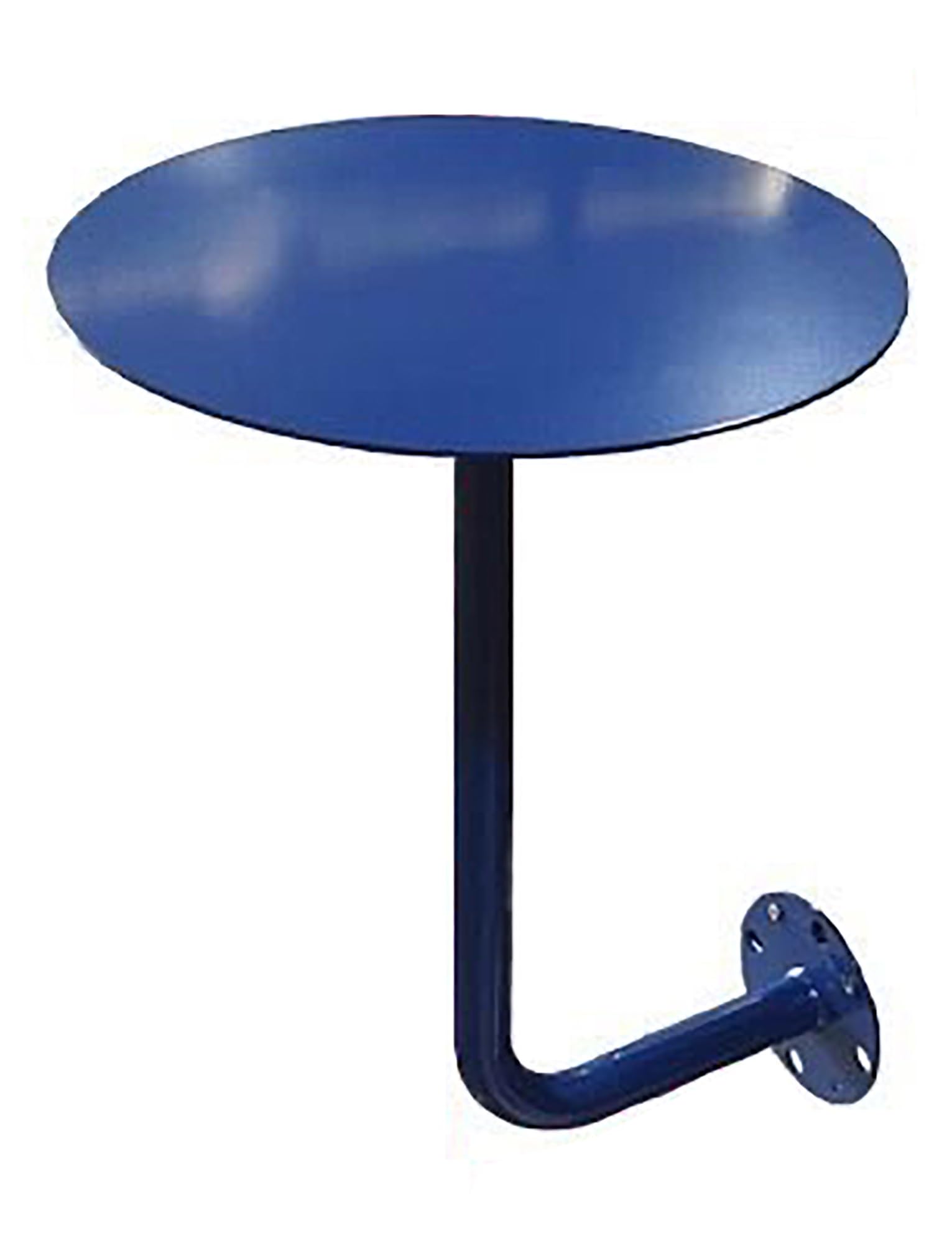 Petite table d'appoint en L murale ronde et meuble gain de place pour bistrots et cafés