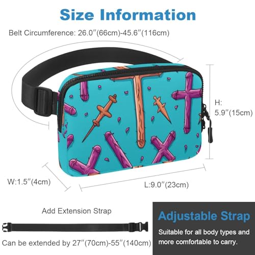 Bolsa de cintura con correa ajustable para evitar rebotes al correr 3