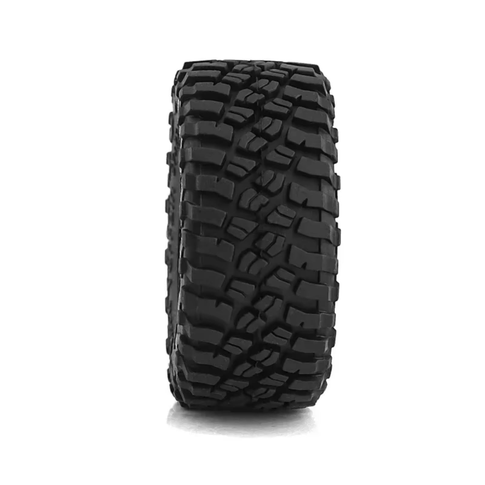 Neumáticos Coche RC Compatible con: Axial para SCX24 para TRX4M AX24 1/18 1/24 Piezas De Mejora para Coche RC Crawler 4 Ruedas De Goma Blanda De 25 X 57 X 22 Mm