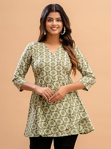 Image of feranoid Women Cotton Angrakha Kurti