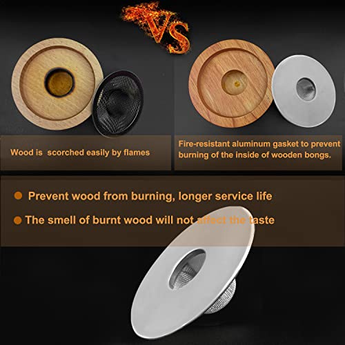 Cocktail Smoker Kit with Torch, Whiskey Smoker Kit, Bourbon Smoker Kit, Older Fashioned Drink Smoker Kit with 4 Favors Wood Chips, Whiskey Gifts for Men/ Husband/ Dad (No Butane) - Image 5