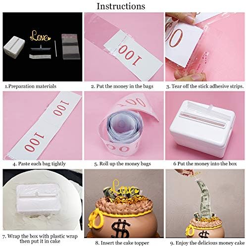 Cake Money Box, Money Pulling Cake Making Mold- Small -4.3X3.1X2.7 inch