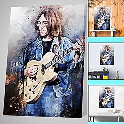 Poster John Lennon – Impression sur toile encadrée – Décoration murale pour salon, chambre à coucher, décoration d’intérieur – 40 x 60 cm - Les Beatles, Paul McCartney, John Lennon, RIngo Starr, George Harrison Poster John Lennon - Impression sur toile encadrée - Décoration murale pour salon, chambre à coucher, décoration d'intérieur - 40 x 60 cm – Image 6