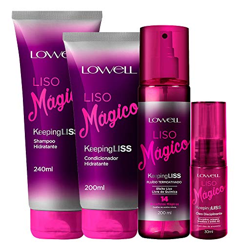 Kit Completo Lowell Liso Mágico Keeping Liss - Pequeno