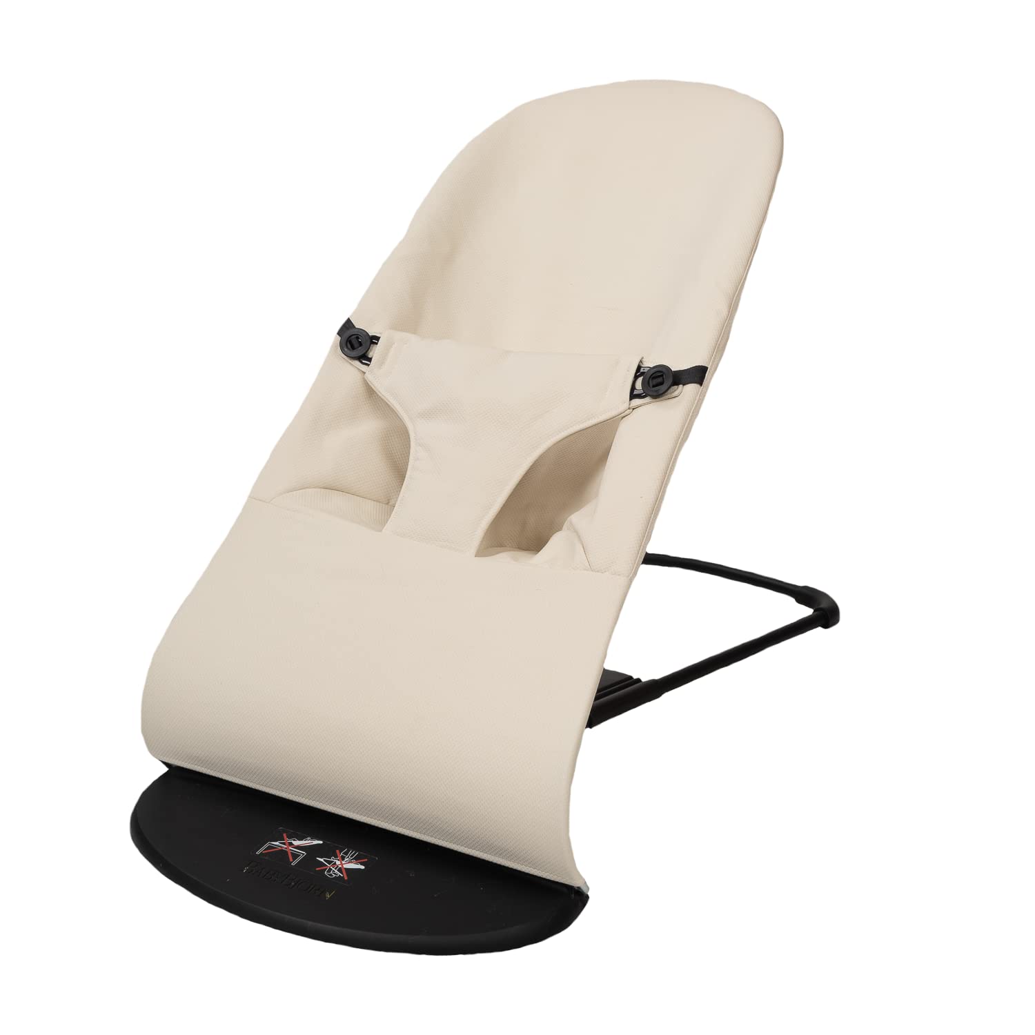 BabyBjörn Balance Soft Bezug für Hängematte (ersetzt Originalpolster), hypoallergen, superweich, atmungsaktiv (Piqué Beige)