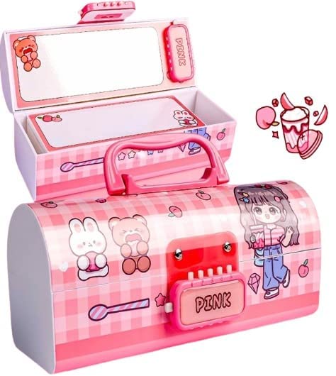 FUNTOPIA Plastic Kids Suitcase Style Password Lock Pencil Case Multi-Layer Pencil Box for Boys Girls Stationary Organizer Case Pencil Case (B0C71GNYVP) Amazon Price History, Amazon Price Tracker