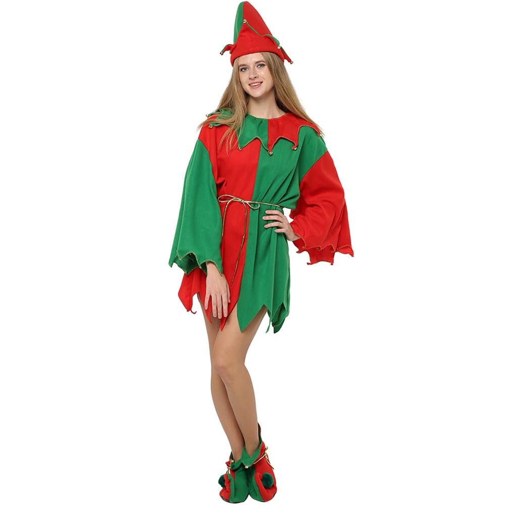 EraSpooky Noel Helper Femme Drole Deguisement Costume