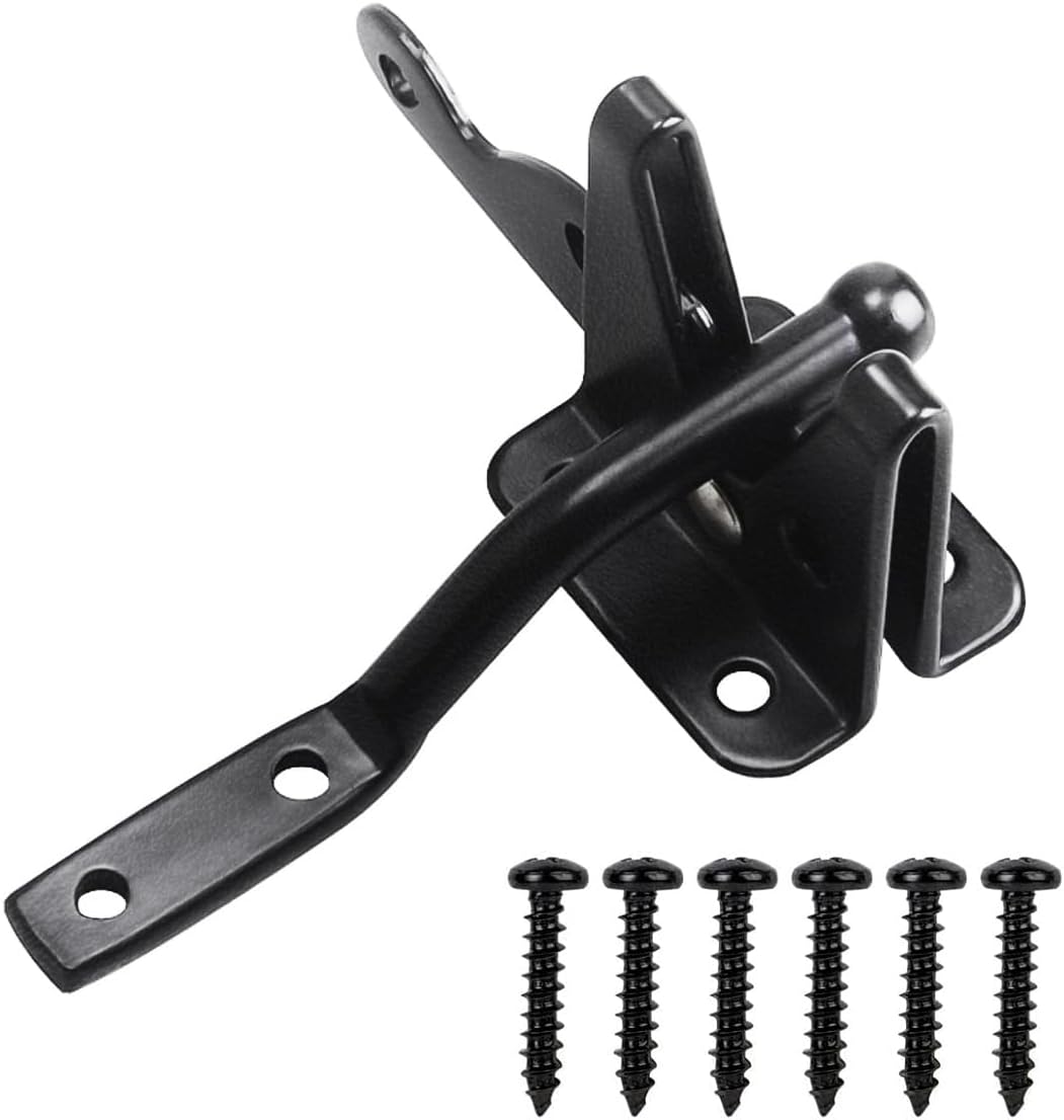 Self Locking Gate Latch