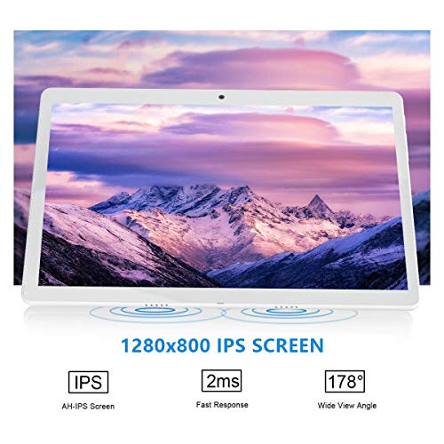 Tablet 10.1 Inch, Dual Sim 3G Phone Call Tablets, Quad Core Android 9.0 Hd Touchscreen Tablet With 32Gb Rom/128Gb Expand, 6000Mah Battery, 5Mp Camera, Wifi, Bluetooth, Gps, Google Certified Tablet #TOP1
