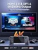 Base Steam Deck Doble Monitor, 7 en 1 QUUGE Estación de Acoplamiento con HDMI 2.0 y DisplayPort 1.4 4K60Hz, 2*USB-A y USB-C 5Gbps, Gigabit 1000Mb, Carga 100W, Accesorios para Steam Deck… 6