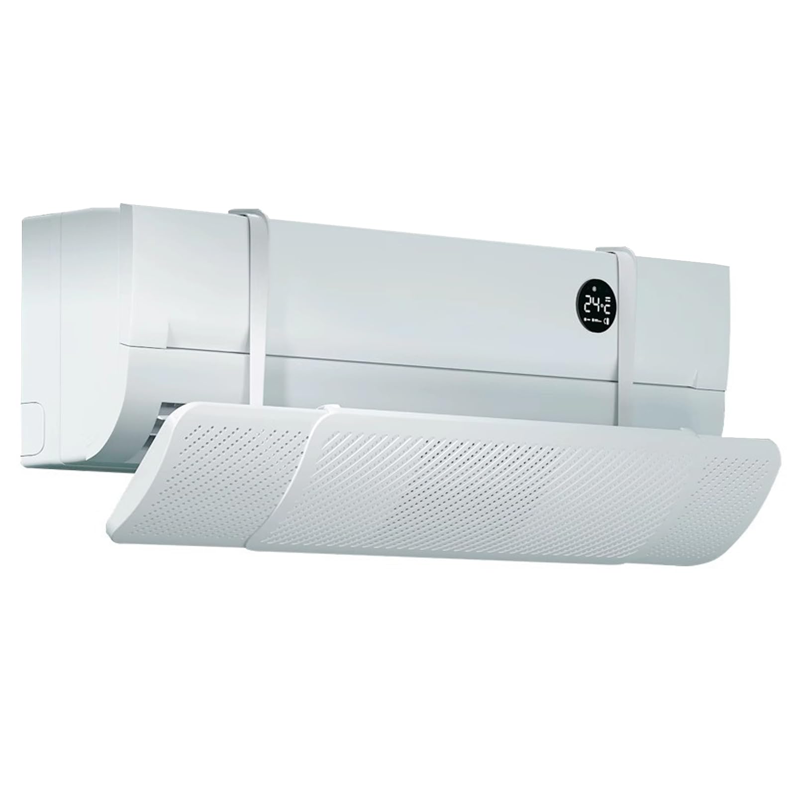 Air Flow Deflector Adjustable AC Air Conditioner Deflector for Split Air Conditioners,Anti-Direct Blowing Baffle Windshield for Home