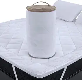 Pillow Top Queen Extra Macio Toque de Pluma em Fibra Siliconada 600g/m2 158x198cm BF Colchões