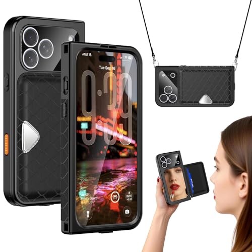 Étui iPhone 17 Pro Max portefeuille anti-choc et étanche qui protège vos cartes RFID