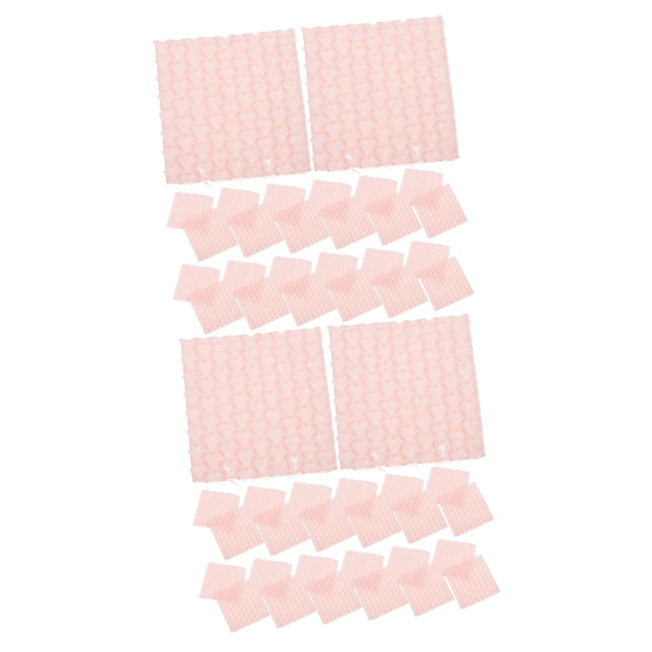 Gogogmee 2sets Pouches for Packaging Shipping Double-walled Out Mailers Heart Shaped 60pcs*2