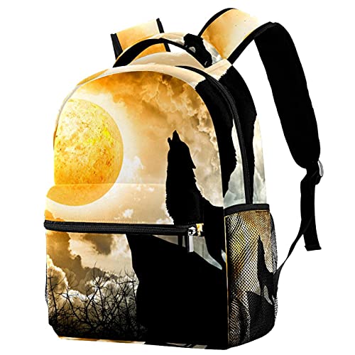 Sac d'école oiseau bouzzard multicolore idéal pour le collège et les sorties
