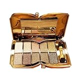 Glitter Eyeshadow Palette, 10 Colors Sparkle Shimmer & Matte Eye Shadow Highly Pigmented Waterproof Long Lasting Makeup Set (Color 5)