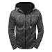 Produktbild SANFASHION Pullover Herren Kapuzenpulli Reißverschluss Slim Hoodies Sweatshirts Pullover Mantel Jacke Streetwear