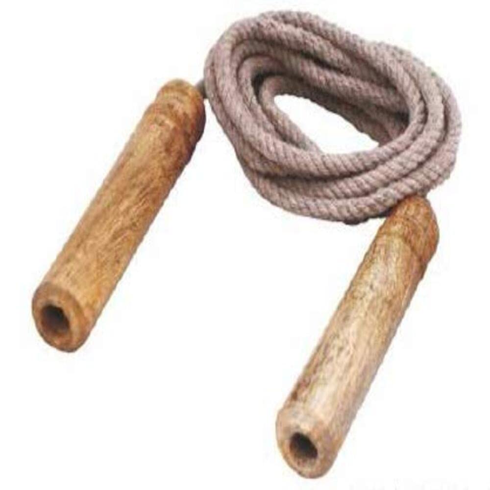 SAPPHIRE Unisex Fitness Jumping Skipping Rope with Wooden Handle for Weight Loss, Gym Training,Exercise & Workout- 9 Feet/Skipping Rope Wooden Handle Freestyle for Gym Training and Workout (B08D6Q5GLJ) Amazon Price History, Amazon Price Tracker