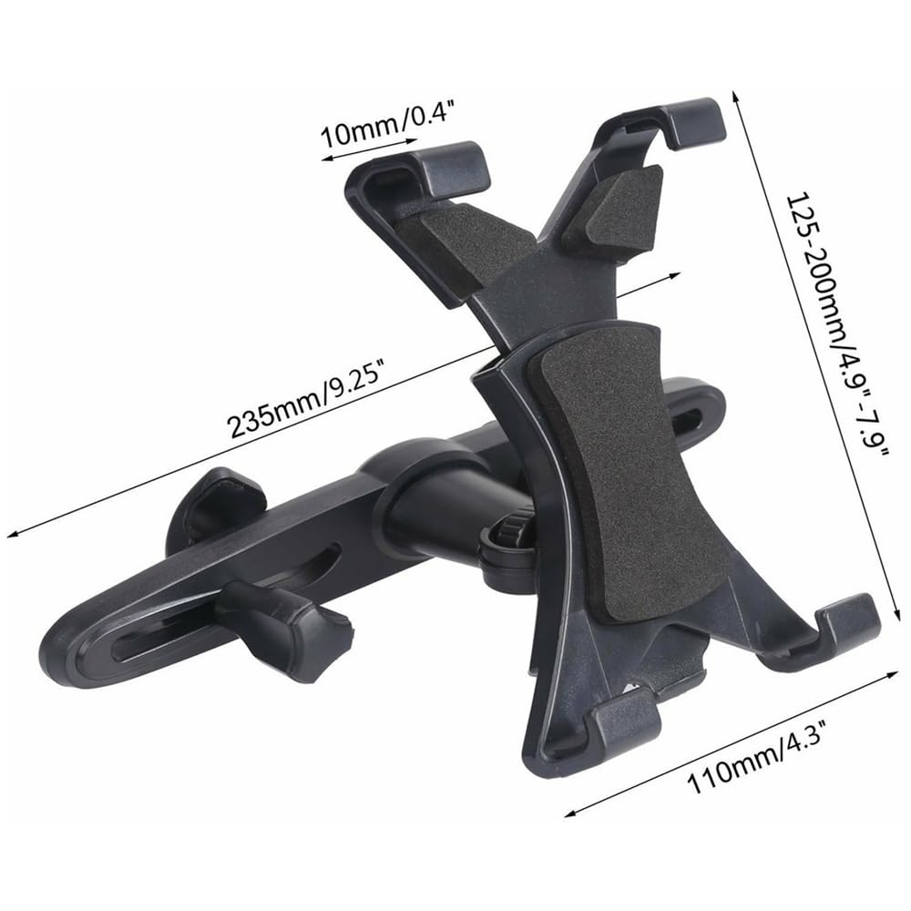 MMOBIEL Supporto per Auto Girevole per Tablet con Dock per iPad Samsung Tab
