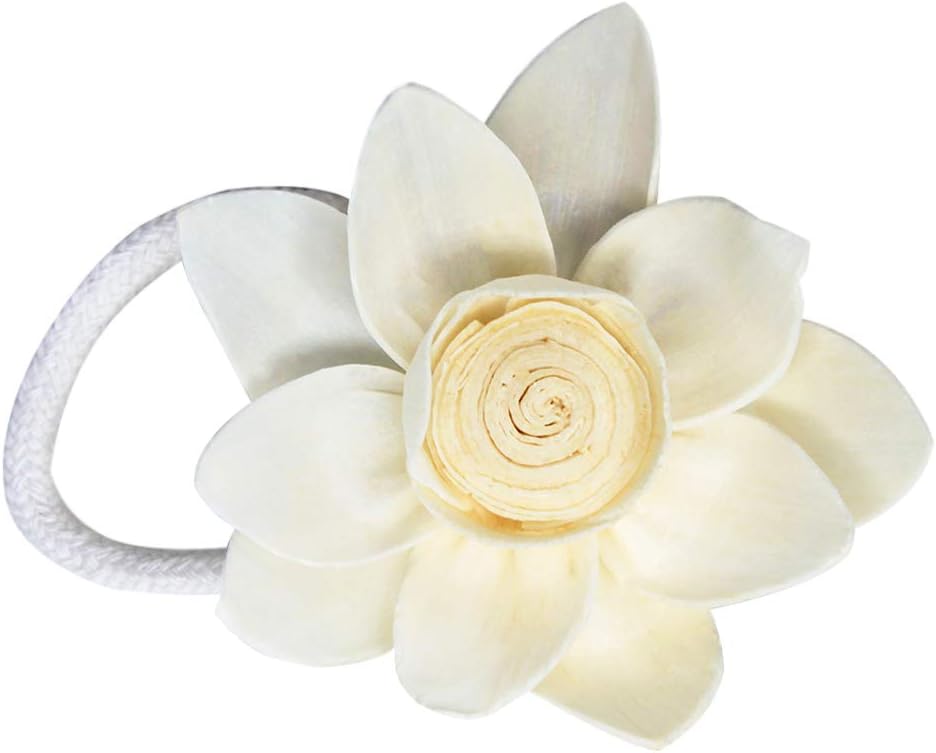 Feel Fragrance Sola Wood Flower with Cotton Wire Wick, Use for Diffuser 3.2" Diameter (Louts A)