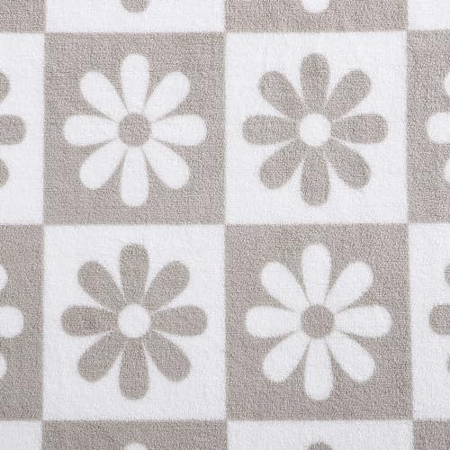 Image of Betsey Johnson - Blanket, Buttery-Soft Throw Blanket for Couch or Bed, Boldly Plush & Oversized Bedding (Daisy Check White, 50 inch x 70 inch)