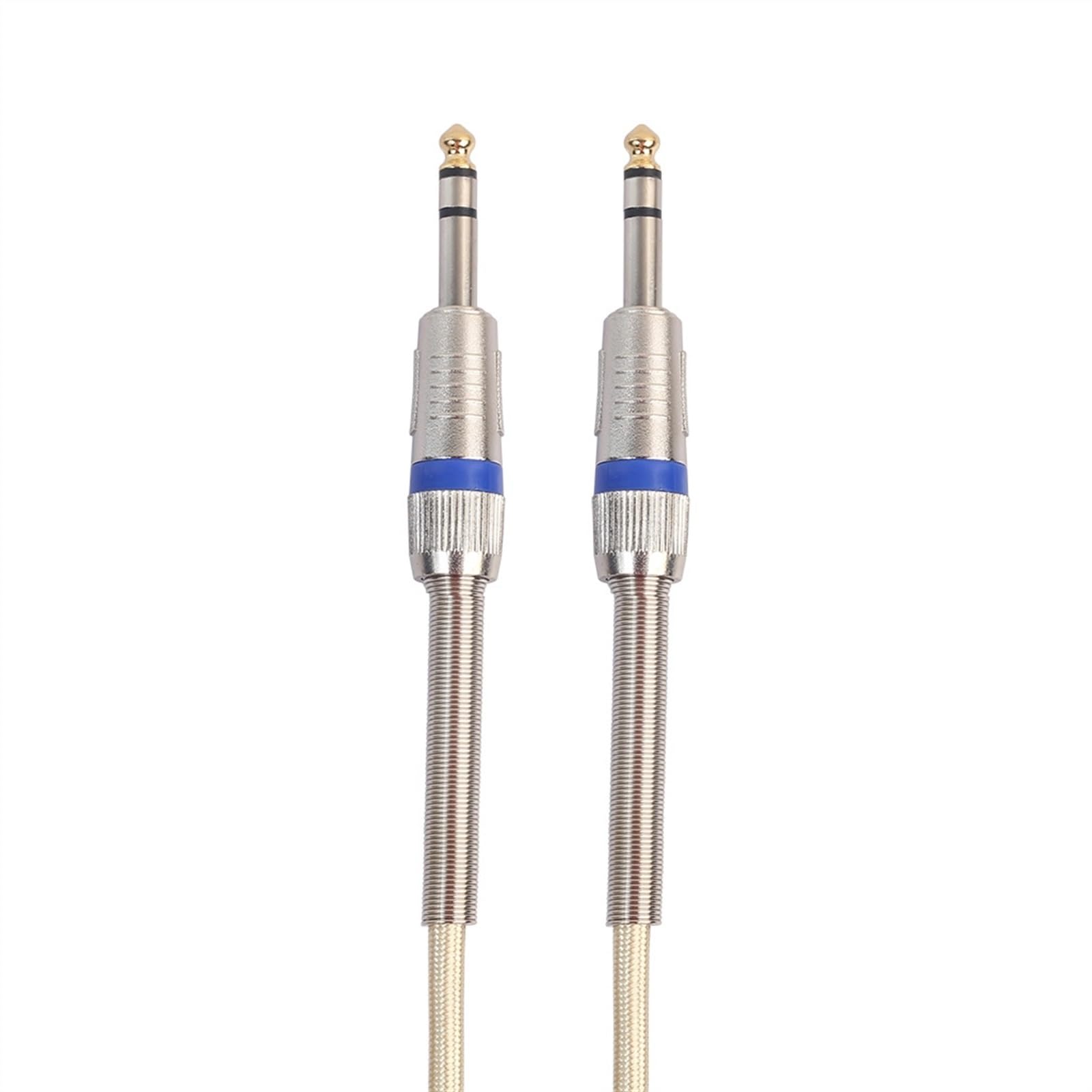kabel audio instrumentu muzycznego 6.3 Stereo Męski Do Męskiego Mikrofonu Gitarowego Elektrycznego Złoty(15m)