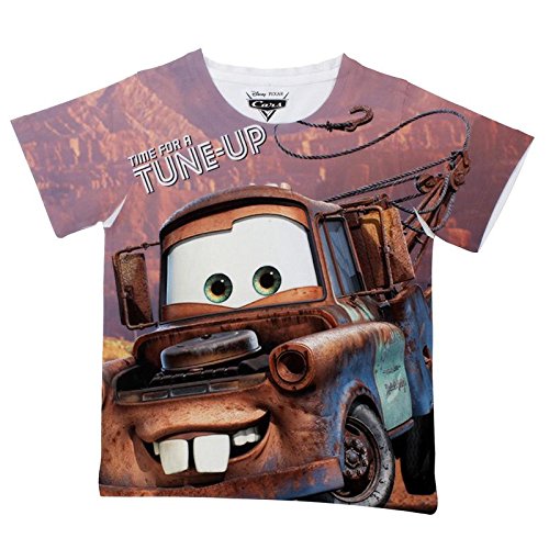 Image of Cars by Wear Your Mind Boy's Regular Fit T-Shirt