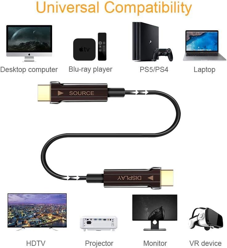 Prоmо Dіѕсоunt Uр Tо 70% оƒƒ Cablecreation 8K HDMI Fiber Optic Long Cable, High Speed 48G HDMI 2.1 Male to Male Cord, for PS5/4, Nintendo Switch, Roku, Xbox, Gaming Monitor, Laptop,Blu-ray, TV. Support 3D,eARC,Dolby Vision,HDR,8M 60% оƒƒ Dіѕсоunt Cablecreation 8K HDMI Fiber Optic Long Cable, High Speed 48G HDMI 2.1 Male to Male Cord, for PS5/4, Nintendo Switch, Roku, Xbox, Gaming Monitor, Laptop,Blu-ray, TV. Support 3D,eARC,Dolby Vision,HDR,8M