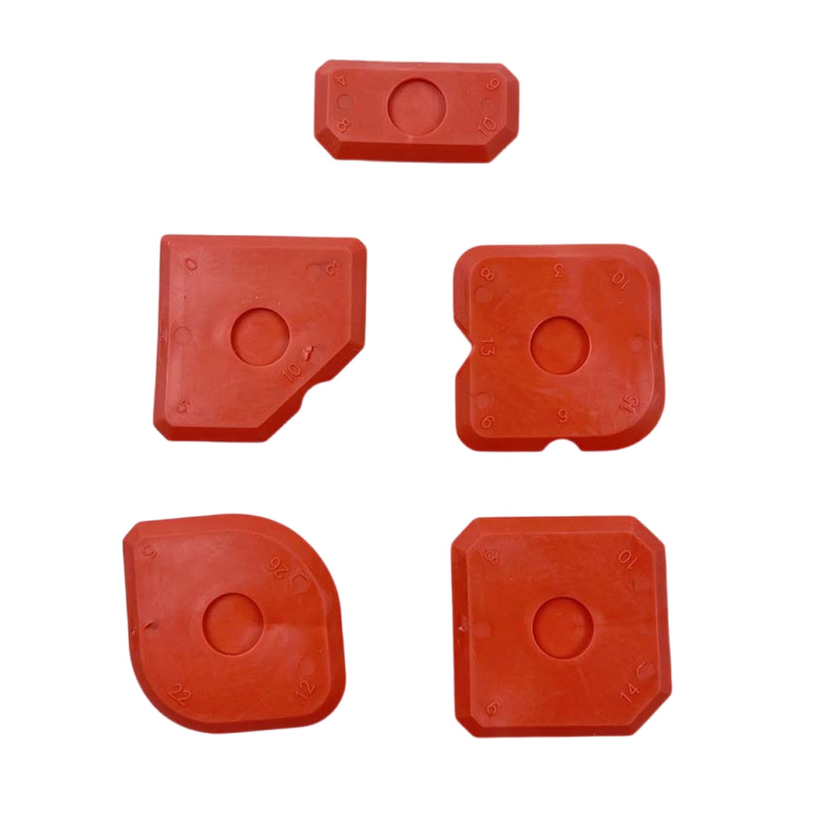 CRFFZ 5Pcs Caulking Tool Set for Repair and Maintenance Sealant Finishing Tool Grout Scrapers Caulking Finishing Set