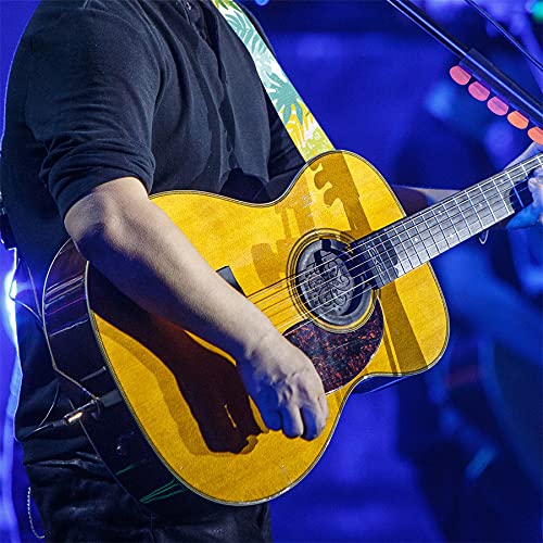 Cozeyat Pink Cow Skin Pattern Pu Leather Ends Guitar Strap Adjustable Belt Light Hanging Ropes For Bass Folk Acoustic Guitar,Guitar Parts Accessories #TOP5