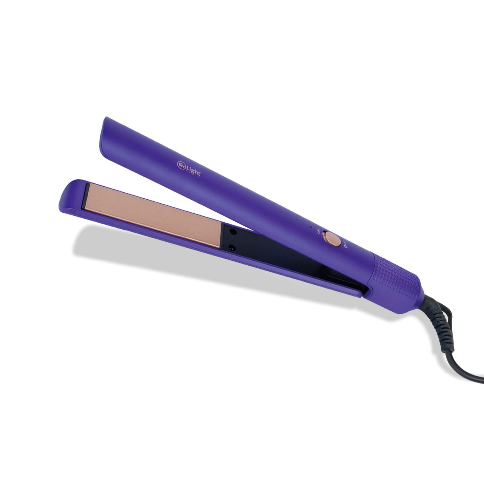 Mr.Light Professional Beauty Hair Straightener,LED Indicator,Light Fast Heating, PTC Heater, Floating Ceramic Plate, 2 Year Warranty,Purple - Mr.2958
