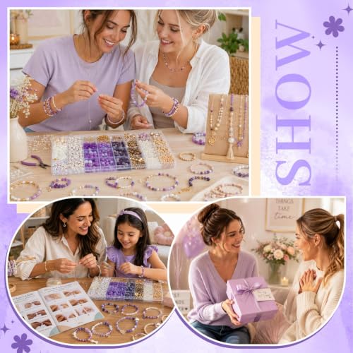 Image of Wurosi Jewelry Making Supplies Kit, Bracelet Making Kit for Adult
