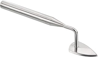 PATIKIL 7.9 Inch Mini Garden Tool, Soil Press Succulent Planting Tool Stainless Steel Hand Shovel Gardening Trowel for Pot Transplanting