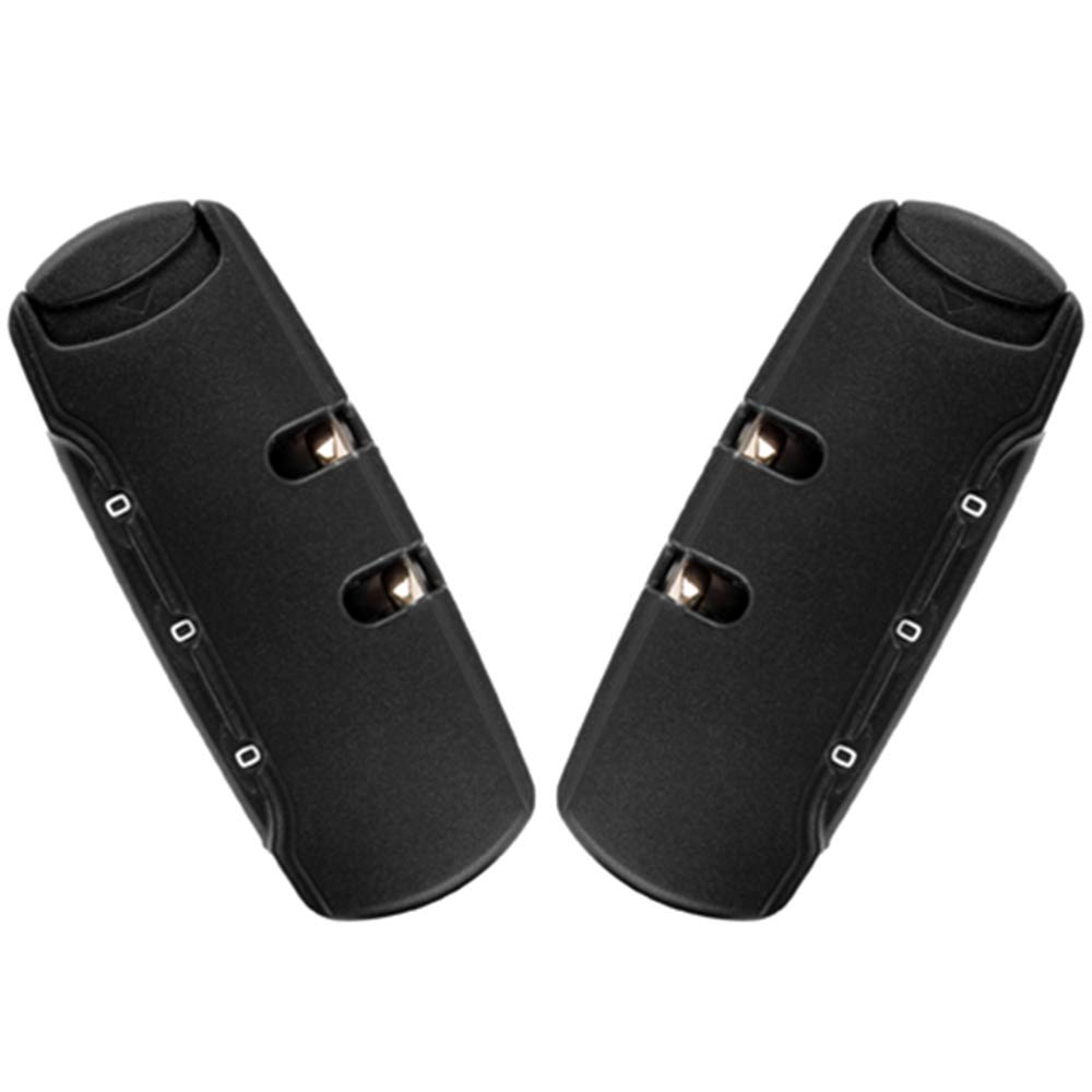 Mnuvxzaewf Black Combination Lock,Travel, Set Of A Pair S005# Password Lock Replacement Suitcases/Luggage For Suitcase Pull Rod