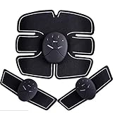GYAM EMS Muskelstimulator, ABS Taillentrainer, Heimsportgürtel, mit intelligenter Anpassung, Bauch/Arm-/Beinmuskelgürtel, Bauchstimulationsgürtel-Muskeltraining für Männer und Frauen.