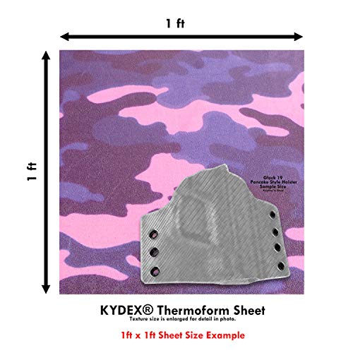 Image of KYDEX Sheet - (Infused Print) - (12in x 12in) - (Psychedelic Camo) - (1 Sheet) - (for Holster Making & Hobby) - (USA Made)
