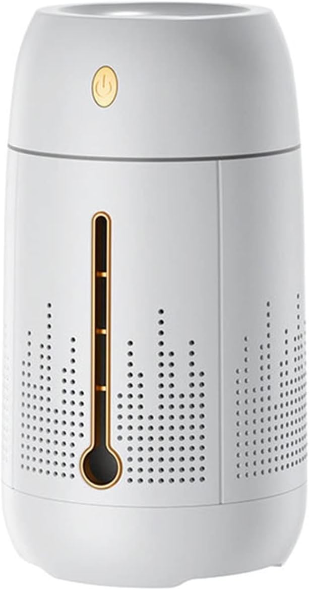 1.2L Large capacity Humidifier For Home USB Ultrasonic Aroma Diffuser Cool Mist Maker Quiet Diffuser Machine for Home Office Mist Humidifier (Color : White-6sponge core) (White 1sponge Core)