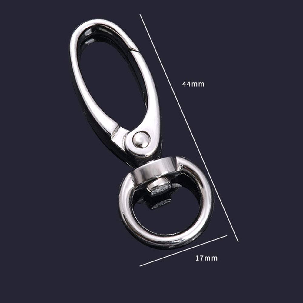 40 Stück Metallhaken DIY-Set – Gold & Silber, 32 Mm, Drehbar, Für Schlüsselanhänger, Taschen & Karabiner