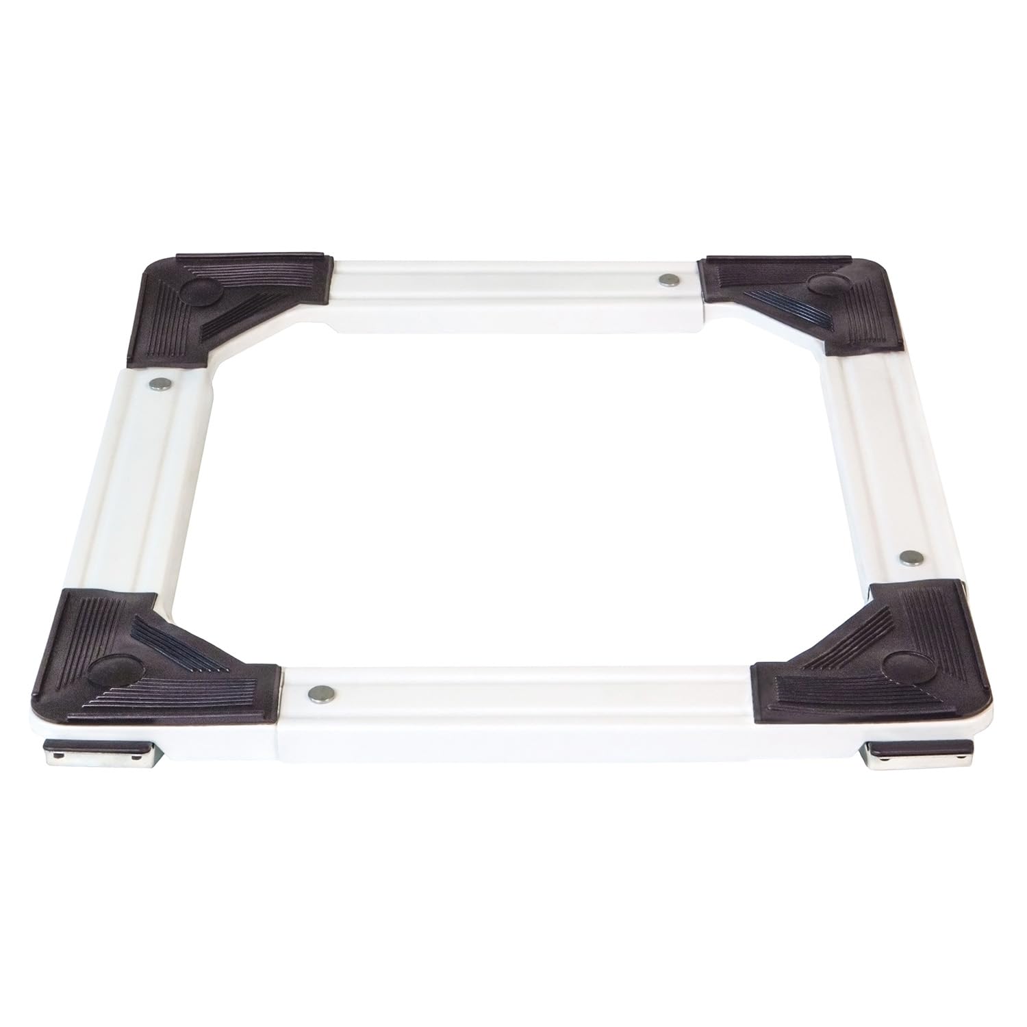 Plateforme réglable Amig 46x46 à 65x65 cm socle roulant acier blanc