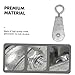 ULTECHNOVO 4pcs Miniature Hoisting Pulley with Bearing for Efficient Lifting and Rigging Compact Design Construction for Industry Use and Everyday Applications