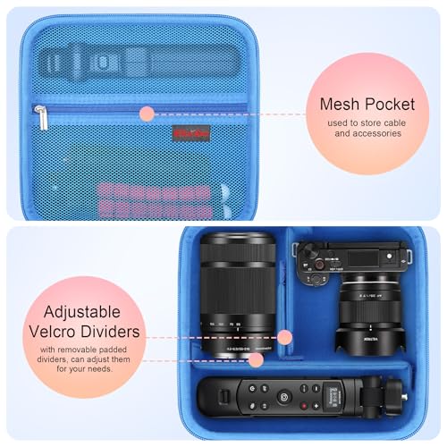 Image of Elonbo Case for Sony ZV-E10 / ZVE10 II /Alpha 6700 / A6400 / A6100 / A7 Camera