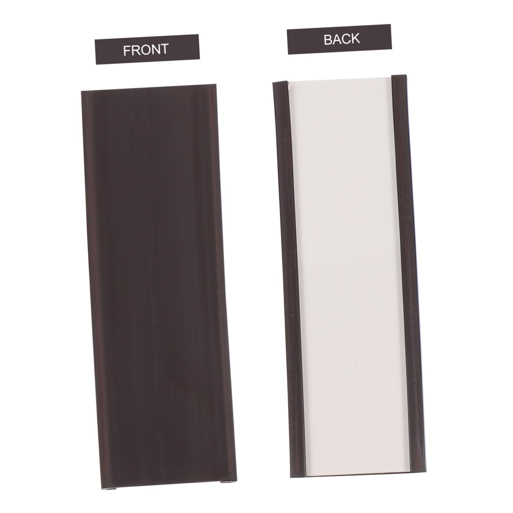 TEHAUX Clip Magnetica Design Semplice Supporto per Etichette in Carta e Gomma Porta Cartellini del Prezzo 50 Pezzi Calamita per Esposizione in Magazzino o Negozio