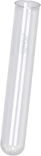 United Scientific TT9800-K Borosilicate Glass Test Tube with Rim, 175ml Capacity (Pack of 50)