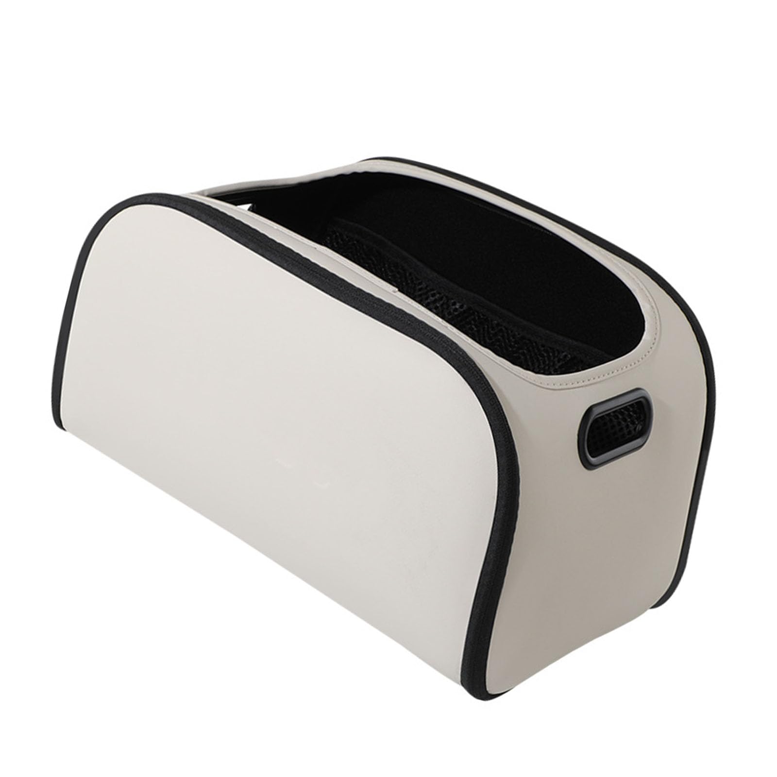 pumpumlia Auto Accessory Holder Designed for Most Vehicles Offering Convenience Elegant Leather Design Car Planner with Lid