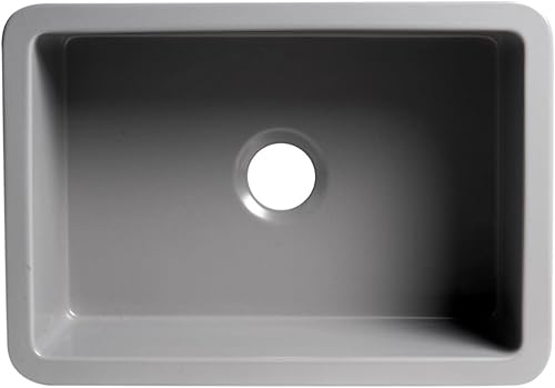 Miniatura 6 de ALFI brand ABF2718UD-GM - Fregadero de cocina, gris mate