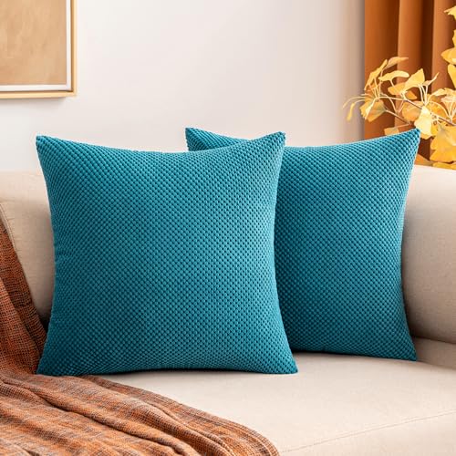 Miulee Fundas Cojines De Sofá Funda De Almohada De Pana Cojin Rectangular Moderno Color Solido Decoracion Para Habitacion Dormitorio Oficina Silla Cama Salón Terraza 2 Piezas Azul Lago 40x40cm Miulee Fundas Cojines De Sofá Funda De Almohada De Pana Cojin Rectangular Moderno Color Solido Decoracion Para Habitacion Dormitorio Oficina Silla Cama Salón Terraza 2 Piezas Azul Lago 40x40cm